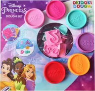 Masy plastyczne - Ciastolina Okidoki Zestaw Disney Princess 4Kidz - miniaturka - grafika 1