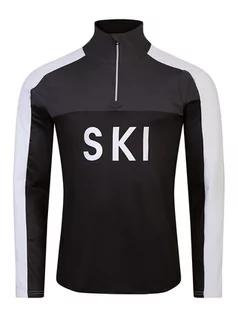 Koszulki sportowe męskie - Dare 2b Koszulka funkcyjna "Ski" w kolorze czarno-białym - grafika 1