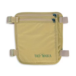Tatonka Skin Secret Pocket – portfel bezpieczeństwa do noszenia na nodze – zapewnia miejsce na paszporty, karty kredytowe, gotówkę itp. – z miękkim i przyjaznym dla skóry spodem – beżowy – 19 x 19 cm - Portfele - miniaturka - grafika 1