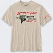 Koszulki męskie - Koszulka Carhartt Lightweight Graphic Fab Oat Milk - miniaturka - grafika 1