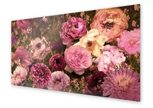 Panel kuchenny HOMEPRINT Bukiet kolorowych kwiatów 120x60 cm - Dekoracje domu - miniaturka - grafika 1