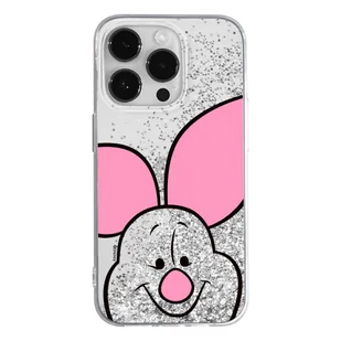 Etui płynny brokat do Apple IPHONE 7/ 8/ SE 2/ SE 3 Disney: Kubuś i Przyjaciele 044 oryginalne i oficjalnie licencjonowane, Srebrny - Etui i futerały do telefonów - miniaturka - grafika 1