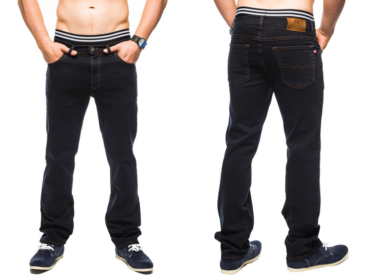 SPODNIE MĘSKIE STANLEY JEANS - 405/045 - 98cm L32