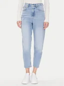Spodnie damskie - Tommy Jeans Jeansy Mom Jean Uh Tpr Bi0112 Co DW0DW20041 Niebieski Regular Fit - miniaturka - grafika 1