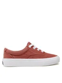 Trampki damskie - Polo Ralph Lauren Tenisówki 804907203001 Czerwony - miniaturka - grafika 1