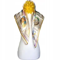 Moda i Uroda OUTLET - APASZKA JEDWABNA CHUSTA 100% JEDWAB NATURALNY MORWOWY MARKA JAKOŚĆ - miniaturka - grafika 1