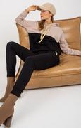 Spodnie damskie - Czarno beżowy komplet dresowy RV-KMPL-8419.96P, Kolor czarno-beżowy, Rozmiar S/M, Merribel - Primodo.com - miniaturka - grafika 1