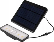 Lampy ogrodowe - Naświetlacz LED solarny DAVOS, przewód 180cm, 1000lm, 4000K, IP54, GTV - miniaturka - grafika 1
