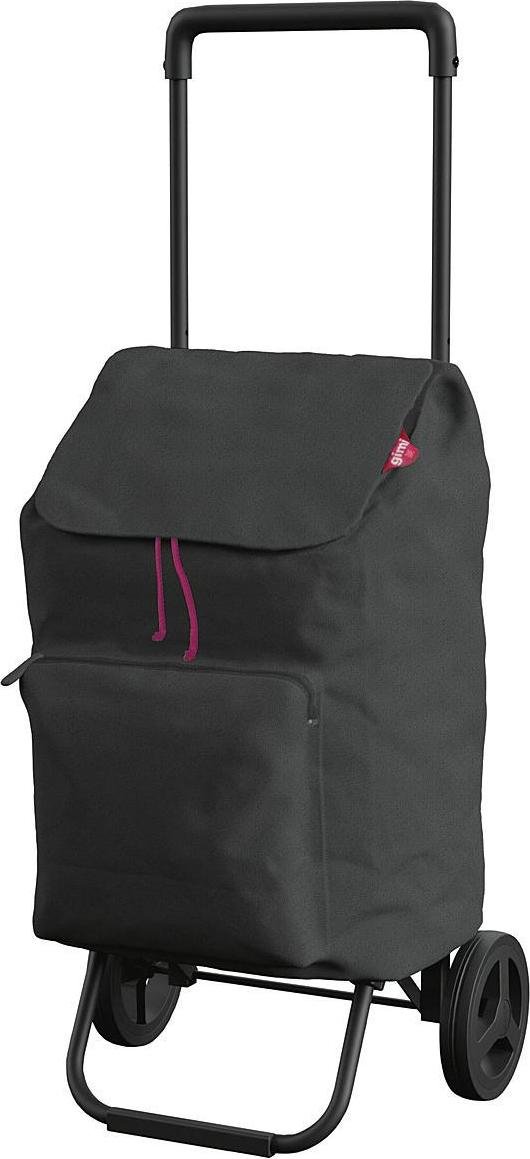 Wózek na zakupy argo new składany torba zakupowa na kółkach Gimi Argo New czarny 42L 30 kg lekki składany