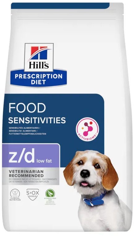 Hills HILL'S PD Prescription Diet Canine z/d Food Sensitivities Low Fat 10kg