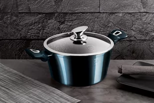 GARNEK GRANITOWY 24cm BERLINGER HAUS BH-7148 AQUAMARINE - Garnki - miniaturka - grafika 2