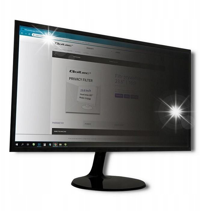 Filtr Qoltec Qoltec Filtr prywatyzujący RODO 23.8