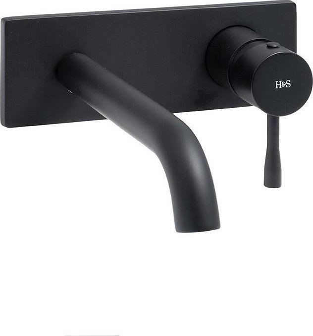 Bateria umywalkowa Hagendsen&Smith podtynkowa Czarny matowy