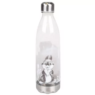 Transparentna, Plastikowa Butelka Tuptuś, Bambi 1L - Shakery i bidony sportowe - miniaturka - grafika 1