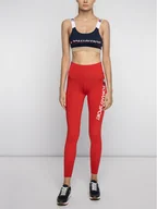 Koszulki sportowe damskie - Tommy Sport Biustonosz top S10S100199 Granatowy - miniaturka - grafika 1