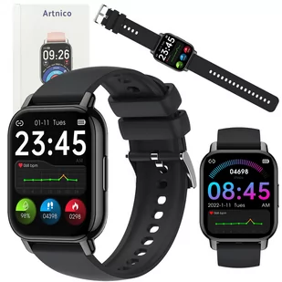 Artnico P66 czarny - Smartwatch - miniaturka - grafika 1
