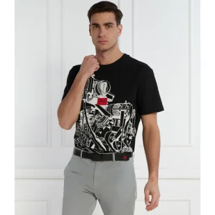 HUGO T-shirt Dacifico | Loose fit - Koszulki męskie - miniaturka - grafika 1