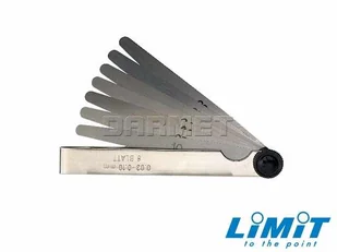 LIMIT Szczelinomierz listkowy 0,05-1,00mm 100mm nr kat: 2595-3308 - Inne urządzenia pomiarowe - miniaturka - grafika 1