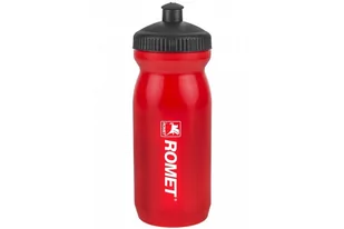 ARKUS Bidon 0,6L Big Mouth czerwony logo ROMET (B0114) - Shakery i bidony sportowe - miniaturka - grafika 1