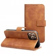 Etui i futerały do telefonów - Kabura TENDER Book do SAMSUNG S25 Ultra brązowy - miniaturka - grafika 1