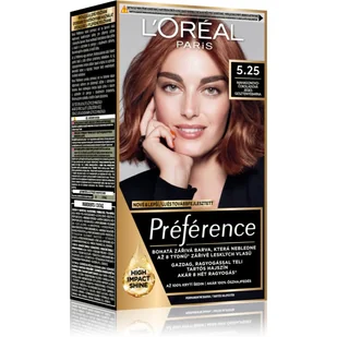 Loreal Recital Preference M2 Mroźny Kasztan - Farby do włosów i szampony koloryzujące - miniaturka - grafika 1