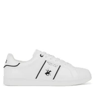 Sneakersy męskie - Sneakersy Beverly Hills Polo Club V5-6405 Biały - miniaturka - grafika 1