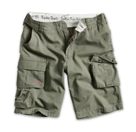 Spodnie męskie - spodnie bojówki krótkie TROOPER SHORTS oliwkowe-XXL - miniaturka - grafika 1