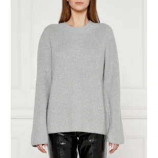Michael Kors Wełniany sweter | Relaxed fit - Swetry damskie - miniaturka - grafika 1