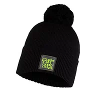Czapki damskie - Buff Unisex Youth DEIK czarna czapka dzianinowa dla dzieci, rozmiar uniwersalny - miniaturka - grafika 1