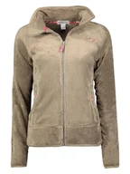 Kurtki damskie - Geographical Norway Kurtka polarowa "Upaline" w kolorze szarobrązowym - miniaturka - grafika 1