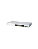 Switche - Cisco switch CBS220-24FP-4G, 24xGbE RJ45, 4xSFP, PoE+, 382W (CBS22024FP4GEURF) - miniaturka - grafika 1