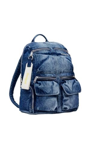 Desigual Women's Accessories Denim plecak średni, niebieski, jeden rozmiar