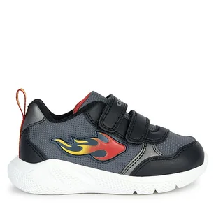 Sneakersy Geox B Sprintye Boy B354UC 0FU54 C0048 M Czarny - Buty dla chłopców - miniaturka - grafika 1