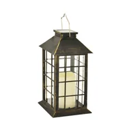 Lampy ogrodowe - Lampa solarna POLUX latarenka patynowa - miniaturka - grafika 1