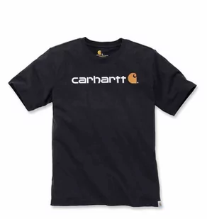 Koszulka Carhartt Core Logo T-Shirt Black XXL - Koszulki męskie - miniaturka - grafika 1