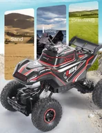 Samochody i pojazdy dla dzieci - Auto Zdalnie Sterowane Jeep Światło Led Aku 4x4 - miniaturka - grafika 1