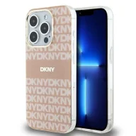 Etui i futerały do telefonów - Etui DKNY IML Mono & Stripe MagSafe na iPhone 13 Pro Max - różowe - miniaturka - grafika 1