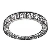 Lampy sufitowe - Czarna lampa sufitowa LED ø 48 cm Cluster – Trio - miniaturka - grafika 1