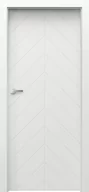 Drzwi wewnętrzne - Skrzydło Vector Premium J Biały - miniaturka - grafika 1