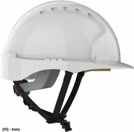 Akcesoria BHP - JSP KAS-EVO3LINE - Hełm EVO3LINE mikro daszek ochrona przed napięciem do 1000 V 6-punktowa więźba - biały - miniaturka - grafika 1