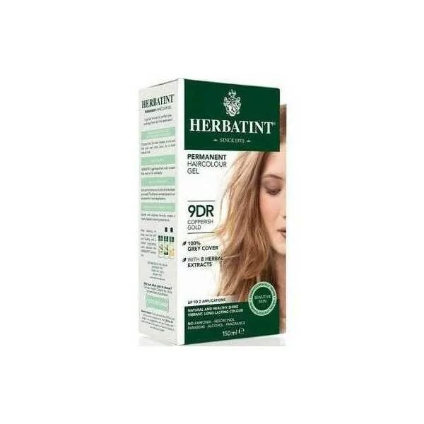 Herbatint Farba 150ml, Herbatint Farba 150ml: 9DR Miedziany Złoty Blond