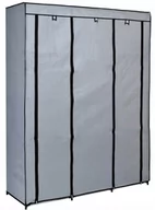 Szafy - Szafa tekstylna z 10 półkami MIRA MAXI - szara MIRA MAXI SZARA - miniaturka - grafika 1