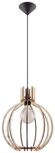 Sollux Lighting Lampa wisząca ARANCIA naturalne drewno - Lampy sufitowe - miniaturka - grafika 1