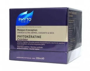 Phyto Phytokeratine Extreme Exceptional mask Keratynowa maska odbudowująca 200 ml DOSTAWA GRATIS! - Pozostałe kosmetyki - miniaturka - grafika 1