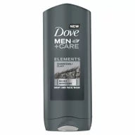 Żele pod prysznic dla mężczyzn - Dove Men+Care Elements Charcoal+Clay Body & Face Wash żel pod prysznic 400ml - miniaturka - grafika 1