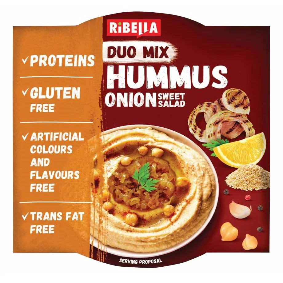 Ribella - Hummus z karmelizowaną cebulką