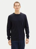 Swetry męskie - Tom Tailor Sweter 1038426 Granatowy Regular Fit - miniaturka - grafika 1