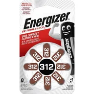 Ładowarki i akumulatory - Energizer Bateria Słuchowa Zinc 312 8 szt blister AZENGFA0017 - miniaturka - grafika 1