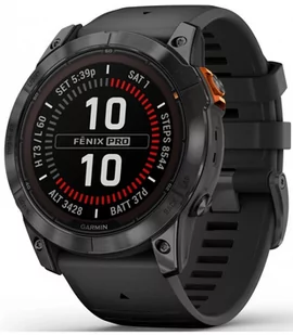 Garmin Fenix 7X Pro Solar Czarny - Smartwatch - miniaturka - grafika 2