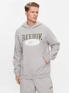 Bluzy męskie - Reebok Bluza Archive Essentials IM1529 Szary Regular Fit - miniaturka - grafika 1